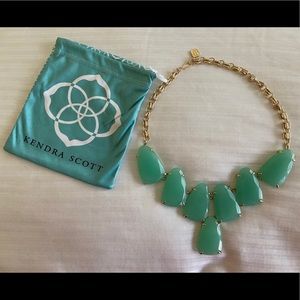 Teal Kendra Scott Statement Necklace